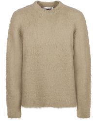 Acne Studios - Faux Fur Wool Blend Sweater - Lyst