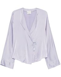 forte_forte - Silk Satin Shirt - Lyst