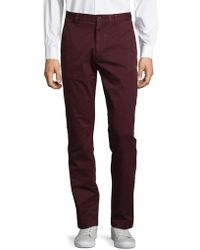 Cheap Monday Chino Slim Plum Grey Trousers in Purple for Men - Lyst