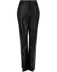Givenchy - Split Leather Pants - Lyst