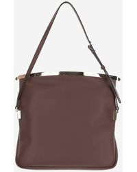 Tod's - Calfskin Small Flap Shoulder Bag - Lyst