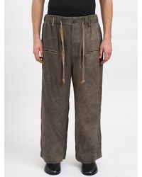 Ziggy Chen - Pantalone A Righe Con Coulisse - Lyst