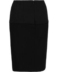 Givenchy - Wool Blend Mini Skirt - Lyst