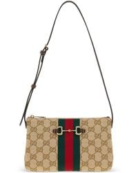 Gucci - Shoulder Bag With Horsebit - Lyst