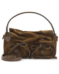 Acne Studios - Micro Crossbody Suede Bag - Lyst