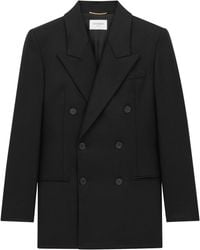Saint Laurent - Cashmere Blazer - Lyst