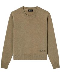 A.P.C. - Anna Boxy Wool Sweater - Lyst