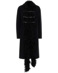 Fendi - Wool Shearling Coat - Lyst