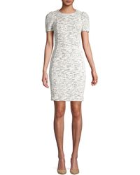Calvin Klein Petite Short-sleeve Sheath Dress - White