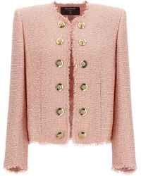 Balmain - Sequin Tweed Blazer - Lyst