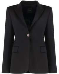 PINKO - New Signum Single-Breasted One Button Jacket - Lyst