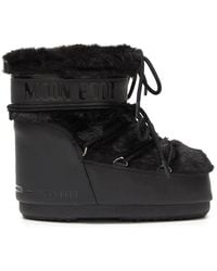 Moon Boot - "Icon" Low Faux Fur Boot - Lyst