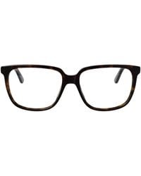 Bottega Veneta - Havana Acetate Optical Glasses - Lyst