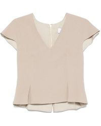 DE SANTIS - Neutral Tops - Lyst