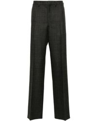 Prada - Cotton Trousers - Lyst