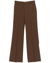 Gucci - Polyester Trousers - Lyst