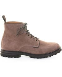 Henderson - Taupe Suede Ankle Boot - Lyst
