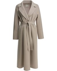 Max Mara - Wool-Blend Long Coat Jackets And Coats - Lyst
