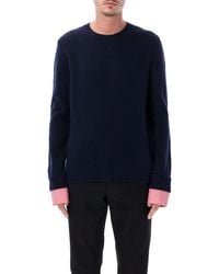 Prada - Shetland Wool Crew-Neck Sweater - Lyst