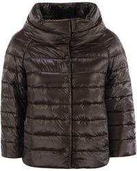 Herno - Mini Cape With Jewelled Sleeves - Lyst
