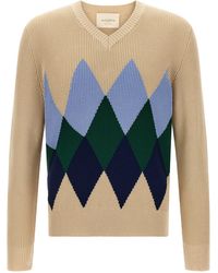 Ballantyne - Argyle Pattern Sweater Sweaters And Cardigans - Lyst