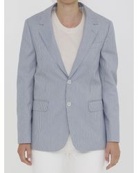 Celine - Structured Single-Breasted Jacket - Lyst