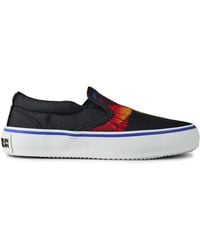 Marcelo Burlon - Icon Wings Logo Slip-On Sneakers - Lyst