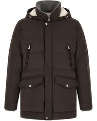 Brunello Cucinelli - Polyamide Parka Clothing - Lyst