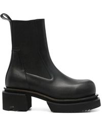 Rick Owens - "Beatle Bogun" Leather Boots - Lyst