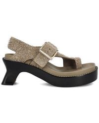 Loewe - Ergonomic Heeled Toe Post Sandals, 9Cm Heel - Lyst