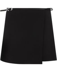 Givenchy - Mini Wrap Voyou Skirt - Lyst