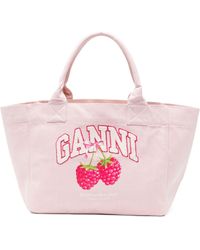 Ganni - Medium Tote Bag - Lyst