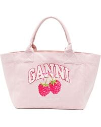 Ganni - Medium Tote Bag - Lyst