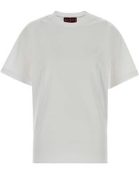 Gucci - Logo Cotton T-Shirt - Lyst