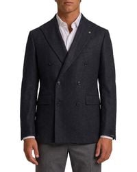 Tagliatore - New York Double-Breasted Virgin Wool Jacket - Lyst