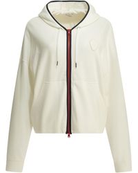 Brunello Cucinelli - Zip-Up Sweatshirt With Logo - Lyst