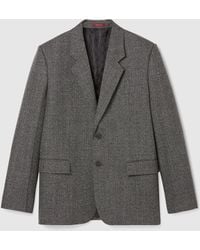 Gucci - Wool Blazer Jacket - Lyst