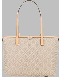 Tory Burch - T Monogram Small Shopping Tote Bag, Mini Shoulder Bag - Lyst