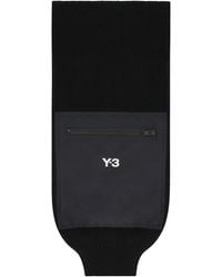 Y-3 - Knitted Wool Scarf - Lyst