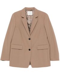 Closed - Wool Blend Double-Breasted Jacket - Lyst