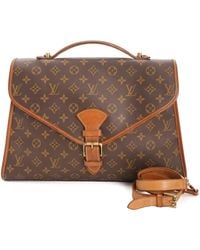 Louis Vuitton Beverly Briefcase Mm Satchel - Brown