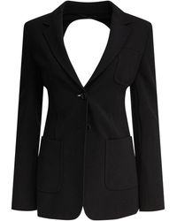 Max Mara - Slim Jersey Blazer - Lyst