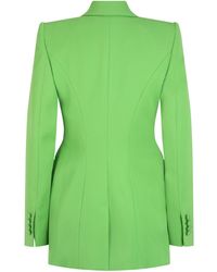McQueen - Fitted Double-Breasted Blazer - Lyst
