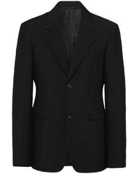 Prada - Kid Mohair Jacket - Lyst