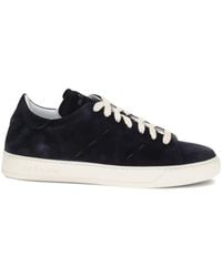 Kiton - Lace-Up Sneakers Suede - Lyst