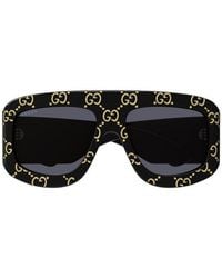 Gucci - Sunglasses Square Full Rim, With Gg Pattern Frame And Lens Gg0983S004 - Lyst