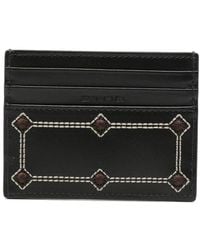 Etro - Card Holder Leather + Embroidery 10 - Lyst