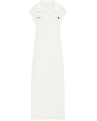 Courreges - Long Dress With Logo - Lyst