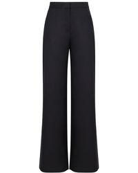 Max Mara - Mozart High-Rise Cotton Trousers - Lyst