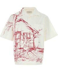 Prada - Regular Graphic Shirt - Lyst